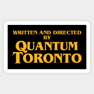 QUANTUM TORONTO YELLOW TEXT Sticker